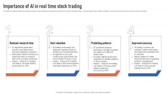 Importance Of AI In Real Time Stock Trading Finance Automation Through AI And Machine AI SS V