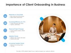 Importance of client onboarding in business