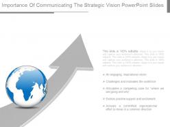Importance of communicating the strategic vision powerpoint slides