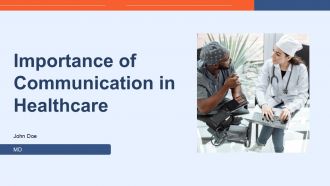 Importance Of Communication In Healthcare PPT Graphics ACP