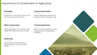 Importance Of Conservation In Agriculture PPT Designs ACP