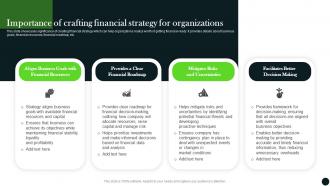 Importance Of Crafting Financial Strategy For Organizations Long Term Investment Strategy Guide MKT SS V