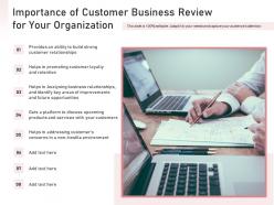 Importance of customer business review for your organization