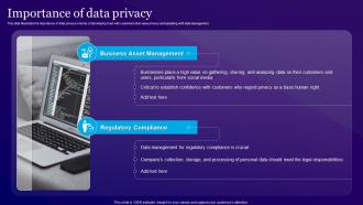 Importance Of Data Privacy Information Privacy Ppt Powerpoint Presentation Icon Slides