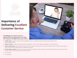 Importance of delivering excellent customer service