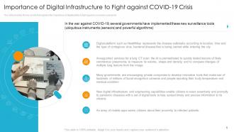 Importance of digital infrastructure to fight against covid19 crisis ppt rules