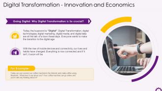 Importance Of Digital Transformation In Business Training Ppt