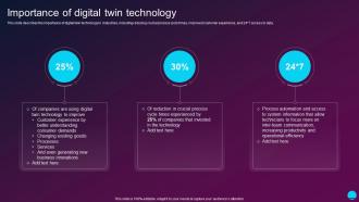 Importance Of Digital Twin Technology Digital Twin Technology IT