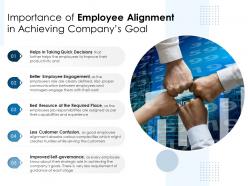 Importance of employee alignment in achieving companys goal