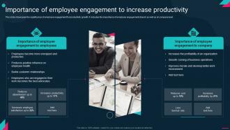 Importance Of Employee Engagement To Increase Employee Engagement Action Plan