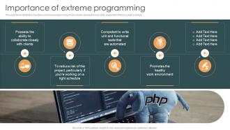 Importance Of Extreme Programming XP Ppt Powerpoint Presentation Pictures Guide