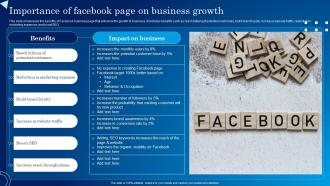 Importance Of Facebook Page On Business Growth