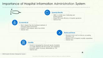 Importance Of Hospital Information Administration System