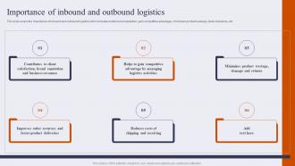 Importance Of Inbound And Outbound Logistics Optimize Inbound And Outbound Logistics