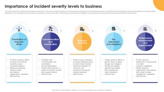Importance Of Incident Severity Levels To Business