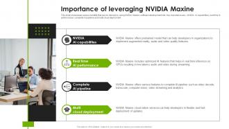 Importance Of Leveraging NVIDIA Maxine Improve Human Connections AI SS V