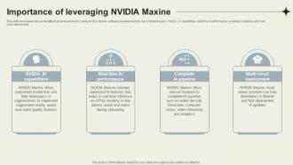 Importance Of Leveraging Nvidia Maxine Nvidia Maxine Reinventing Real Time AI SS V