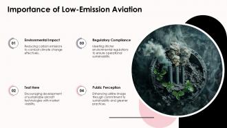 Importance Of Low Emission Aviation PPT Example ST AI SS
