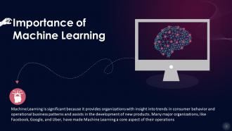 Importance Of Machine Learning Training Ppt