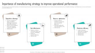 Importance Of Manufacturing Strategy To Improve Implementing Latest Manufacturing Strategy SS V