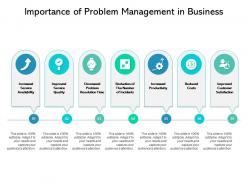 Importance of problem management in business