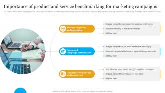 Importance Of Product And Service Benchmarking For Marketing Campaigns
