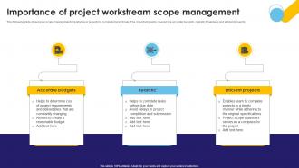 Importance Of Project Workstream Scope Management
