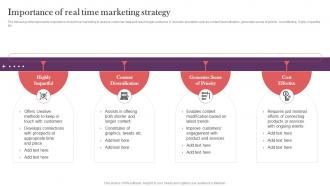 Importance Of Real Time Marketing Strategy Strategic Real Time Marketing Guide MKT SS V