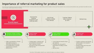 Importance Of Referral Marketing For Product Sales Referral Marketing Solutions MKT SS V