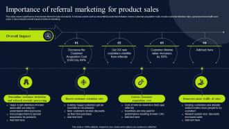 Importance Of Referral Marketing For Referral Marketing Promotional Techniques MKT SS V