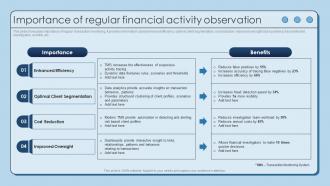 Importance Of Regular Financial Activity Using AML Monitoring Tool To Prevent