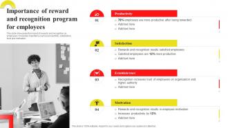 Importance Of Reward And Recognition Program For Employees Implementing Recognition Reward