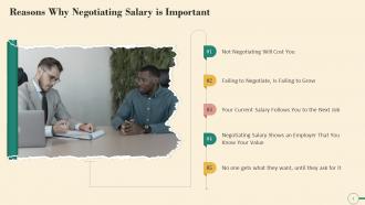 Importance Of Salary Negotiation Training Ppt