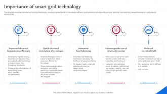Importance Of Smart Grid Technology Smart Grid Components