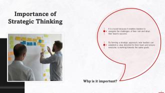 Importance Of Strategic Thinking For Leaders Training Ppt