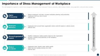 Importance Of Stress Management At Workplace Causes And Management Of Stress
