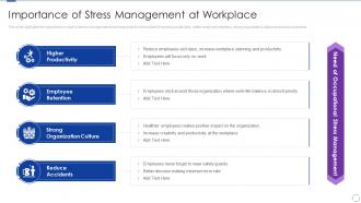 Importance Of Stress Management At Workplace Organizational Change And Stress