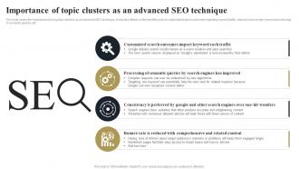 Importance Of Topic Clusters As An Advanced SEO Technique