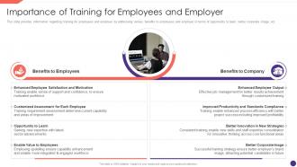 Importance Of Training For Employees And Employer Employee Upskilling Playbook