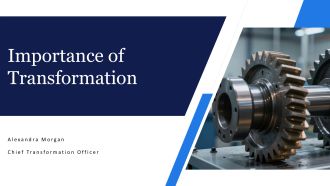 Importance of Transformation PPT Template VA