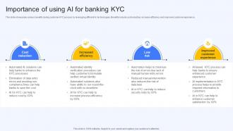 Importance Of Using Ai For Banking Kyc Ai Finance Use Cases AI SS V