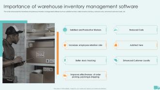 Importance Of Warehouse Inventory Management Software Warehouse And Inventory Management
