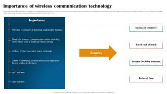 Importance Of Wireless Communication Technology 1G To 5G Technology