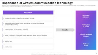 Importance Of Wireless Communication Technology Evolution Of Wireless Telecommunication