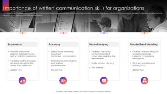 Importance Of Written Communication Skills For Organizations