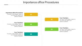 Importance office procedures ppt powerpoint presentation portfolio vector cpb