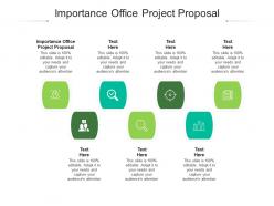 Importance office project proposal ppt powerpoint presentation styles master slide cpb