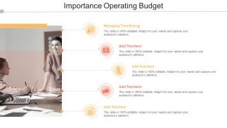 Importance Operating Budget In Powerpoint And Google Slides Cpb