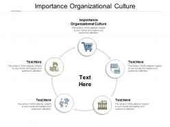 Importance organizational culture ppt powerpoint presentation gallery outfit cpb