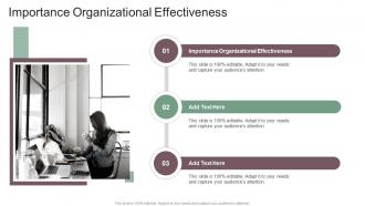 Importance Organizational Effectiveness In Powerpoint And Google Slides Cpb